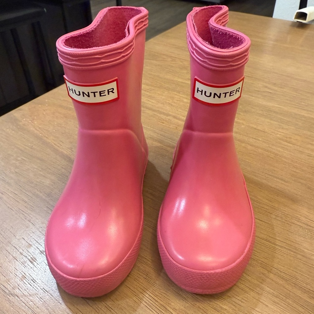 Hunter Bold Pink Rain Boots